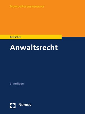 cover image of Anwaltsrecht